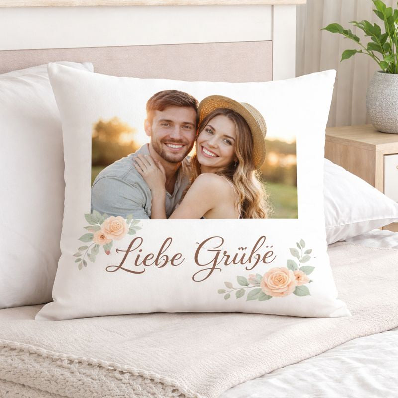 Kopfkissenbezug ohne Kissen