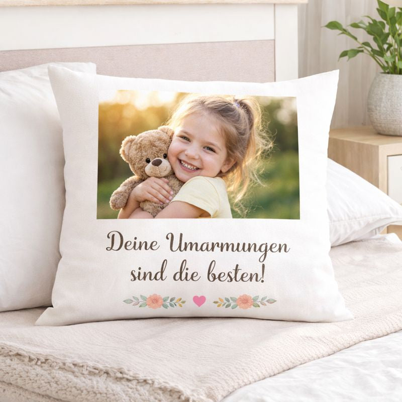 Kopfkissenbezug ohne Kissen